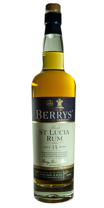 Rum Berrys' Own Selection St. Lucia 14yrs  berry