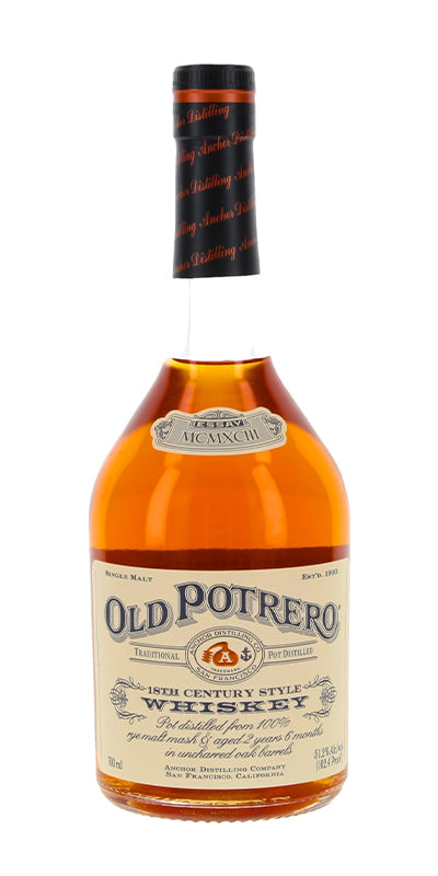 Whisky Old Potrero 18th Century Style 100% Rye Malt
