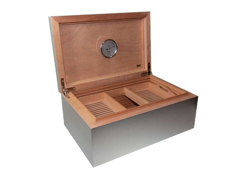 Humidor "Adorini Aluminium Deluxe L"