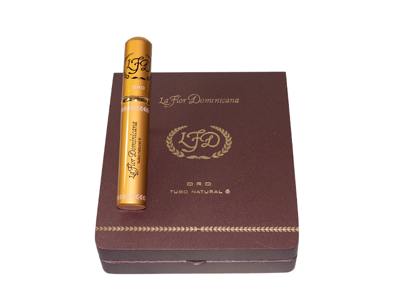 La Flor Dominicana Oro Tubo Natural No. 6